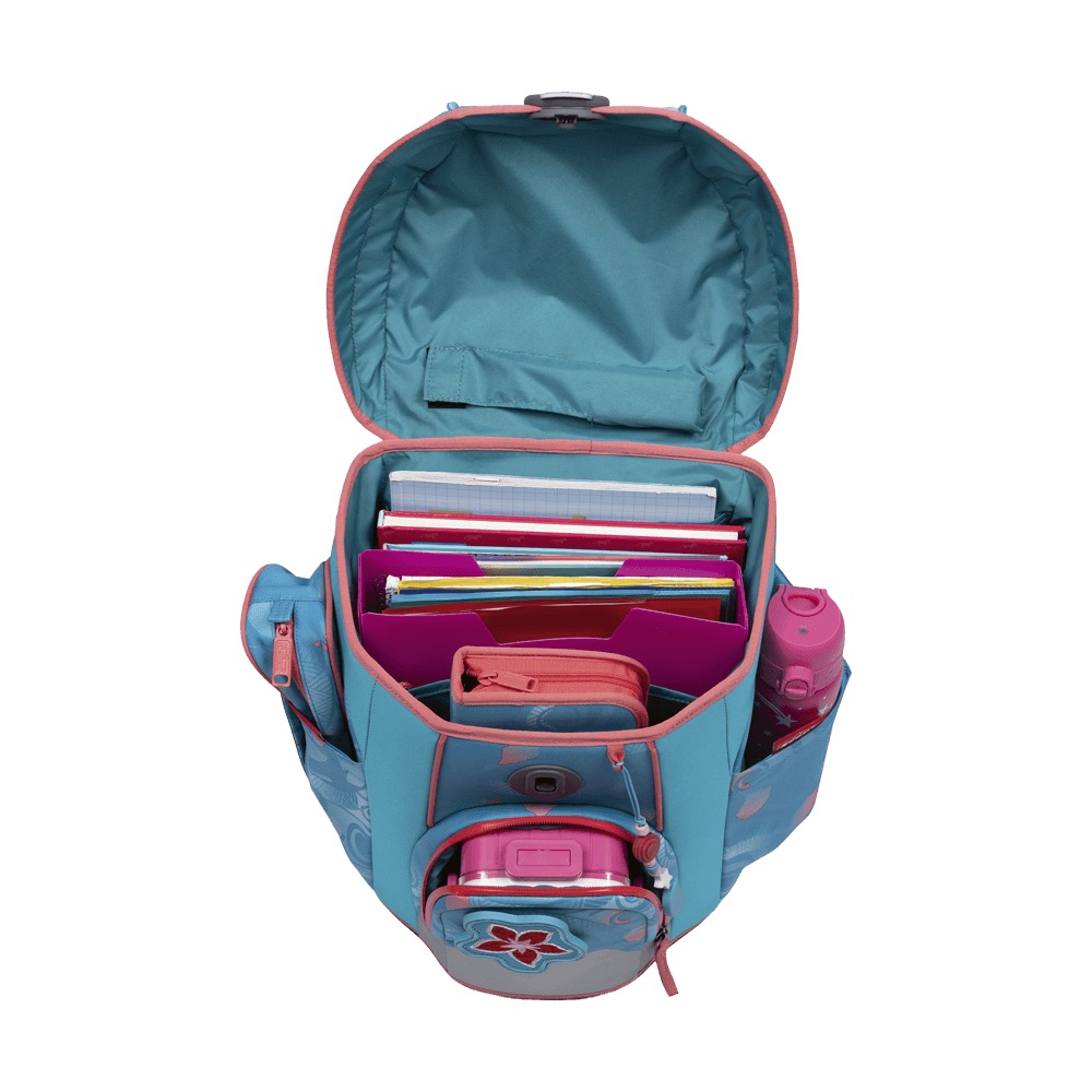 Scout Micro Schulranzen-Set 4-tlg. Safety Light Aloha