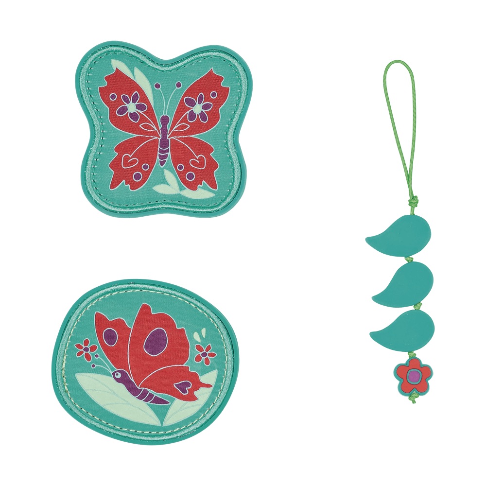 Der Die Das Schulranzen-Set Ergoflex Easy 2026 tlg. Butterfly Garden Der Die Das Schulranzen-Set Ergoflex Easy 2026 tlg. Butterfly Garden