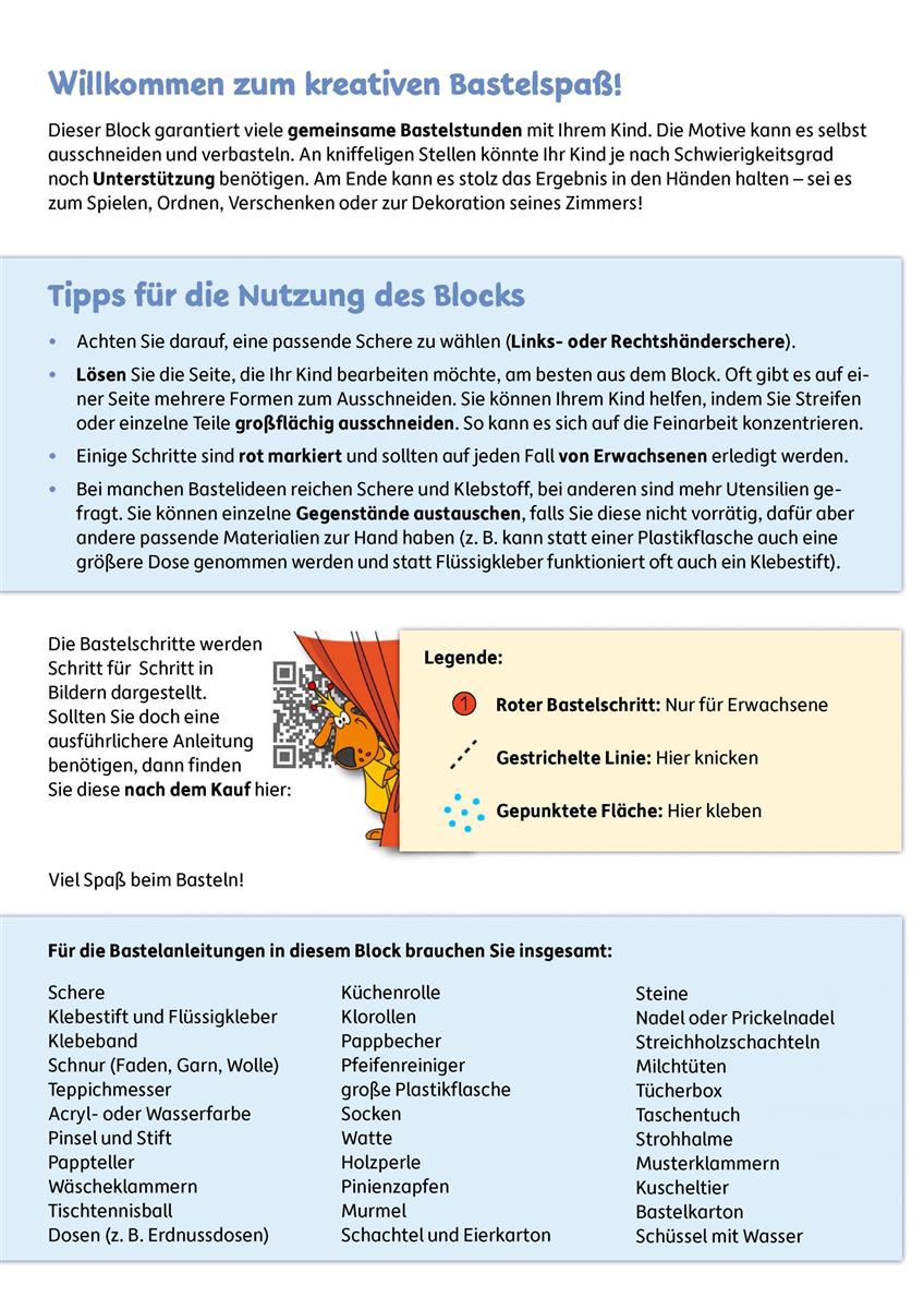 Hauschkaverlag Lass uns Basteln - Bastelbuch ab 4 Jahre Magie und Fabelwesen Hauschkaverlag Lass uns Basteln - Bastelbuch ab 4 Jahre Magie und Fabelwesen