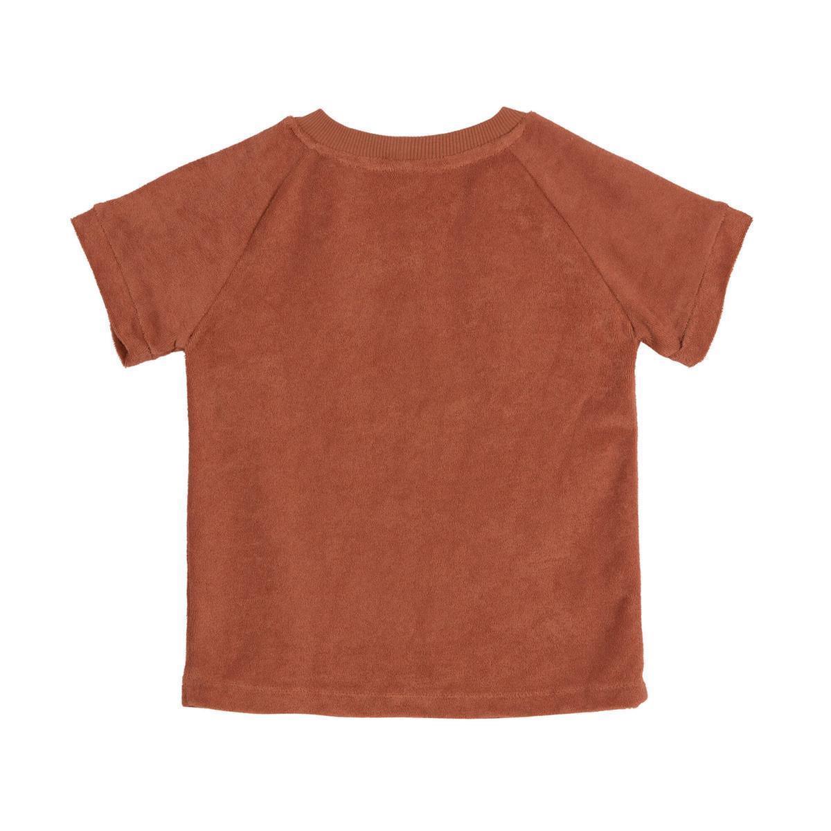 La¨ssig_Frottee_Kinder Shirt_rostrot_2.jpg Lässig Frottee T-Shirt Kinder Rostrot 98-104