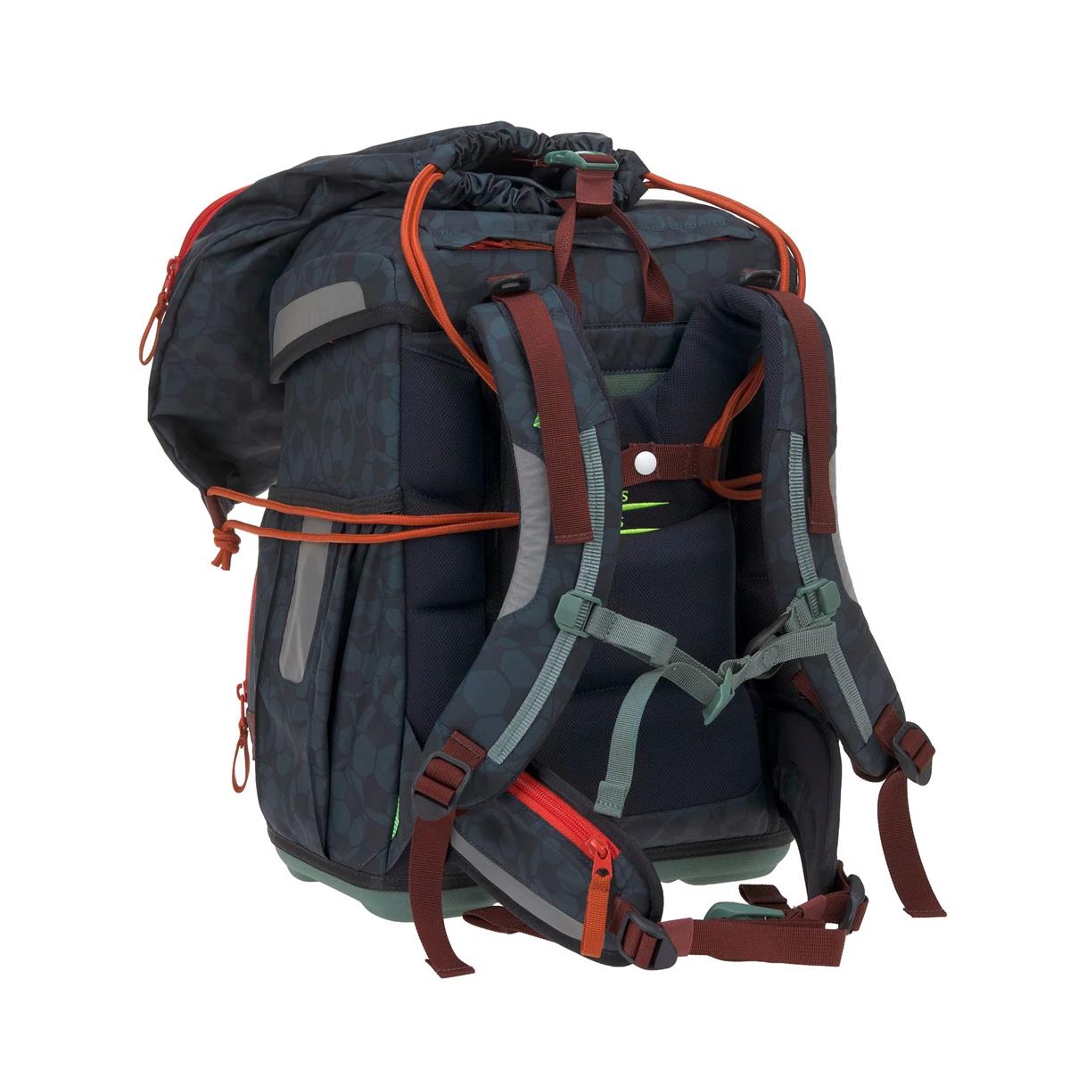 Lässig Schulranzen-Set Unique Light 2026 Fußball Dunkelblau