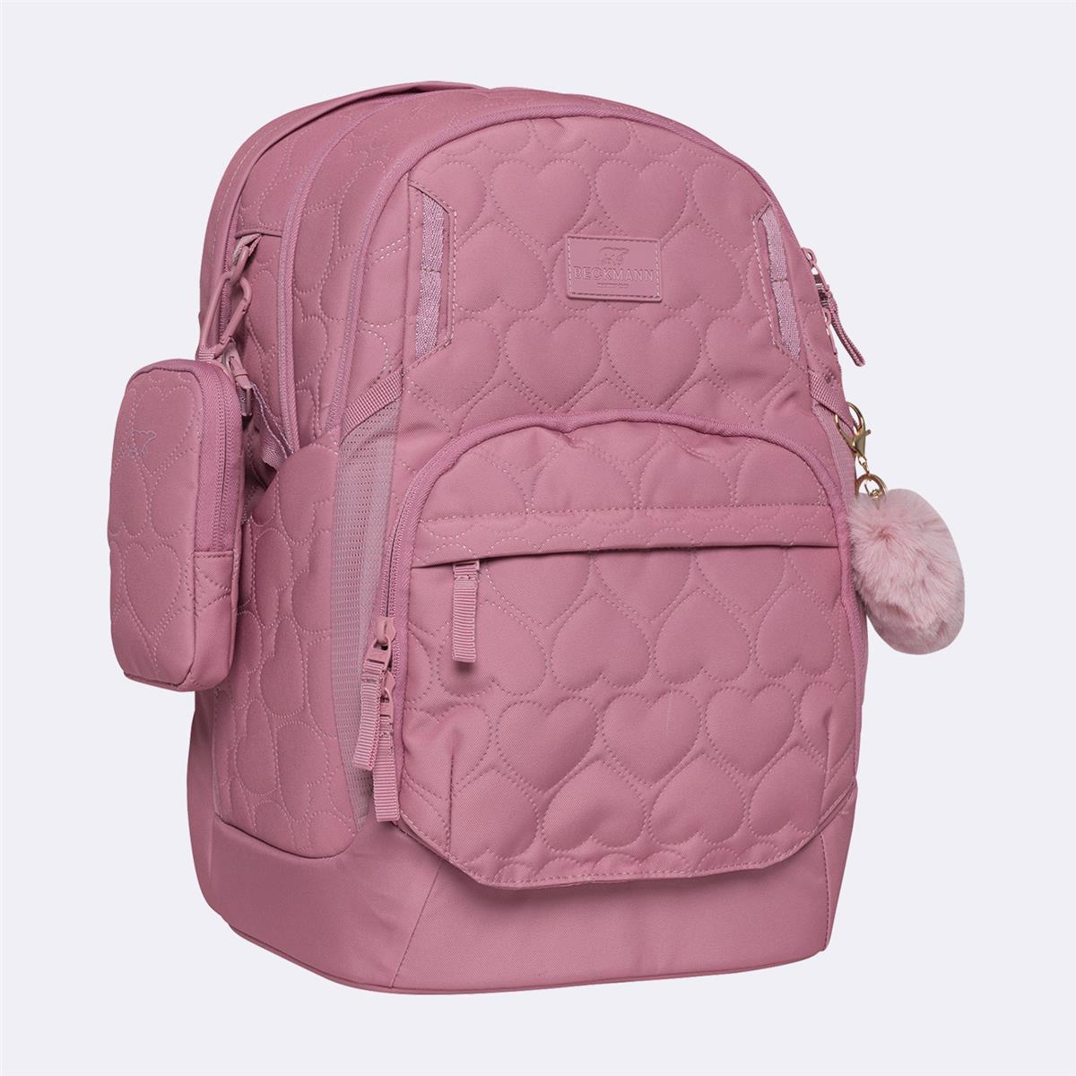 Beckmann Sport Air Schulrucksack Padded Heart Rose