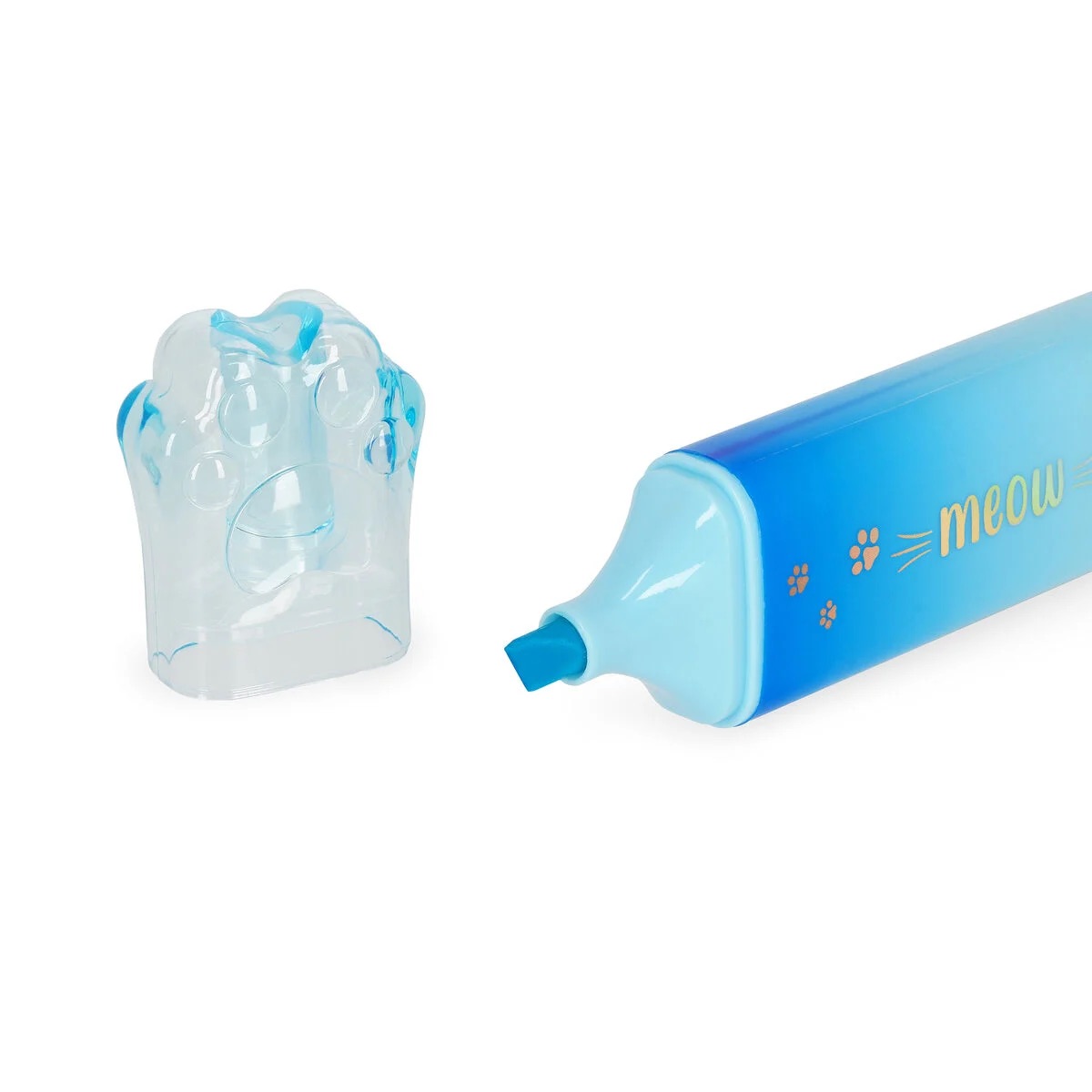 Legami Textmarker Meow Kitty Light Blue