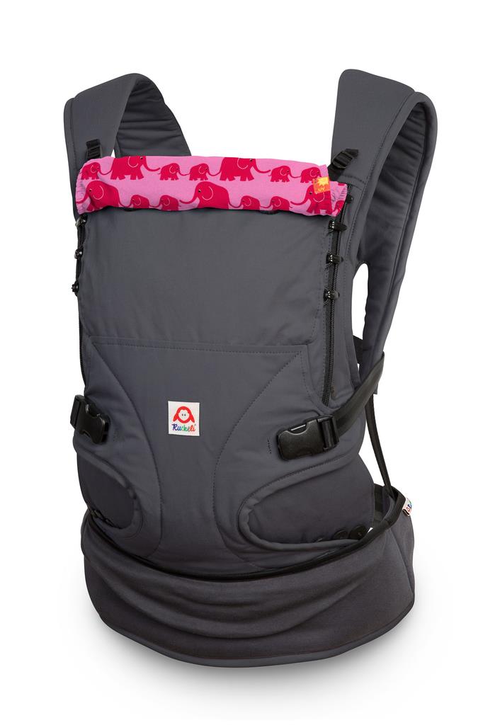 Ruckeli Babytrage LIMITED EDITION SLIM - Elephants Pink Ruckeli Babytrage LIMITED EDITION SLIM - Elephants Pink