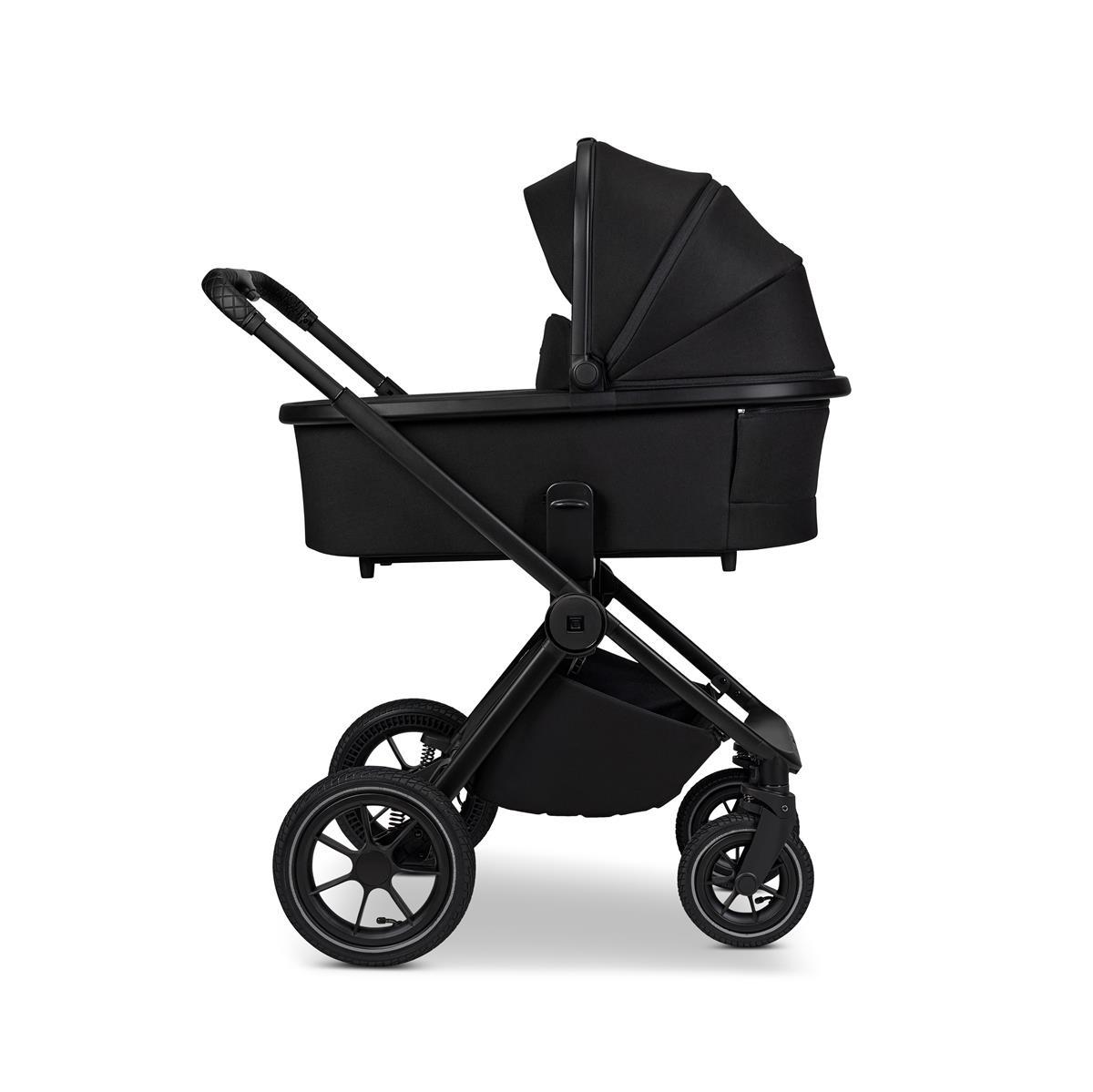 Moon GIO+ Kinderwagen-Set onyx / matt Moon PIÙ Kinderwagen SET onyx / chrome