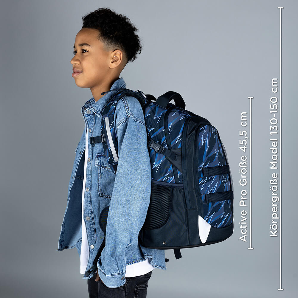 neoxx ACTIVE PRO Schulrucksack Stormchaser