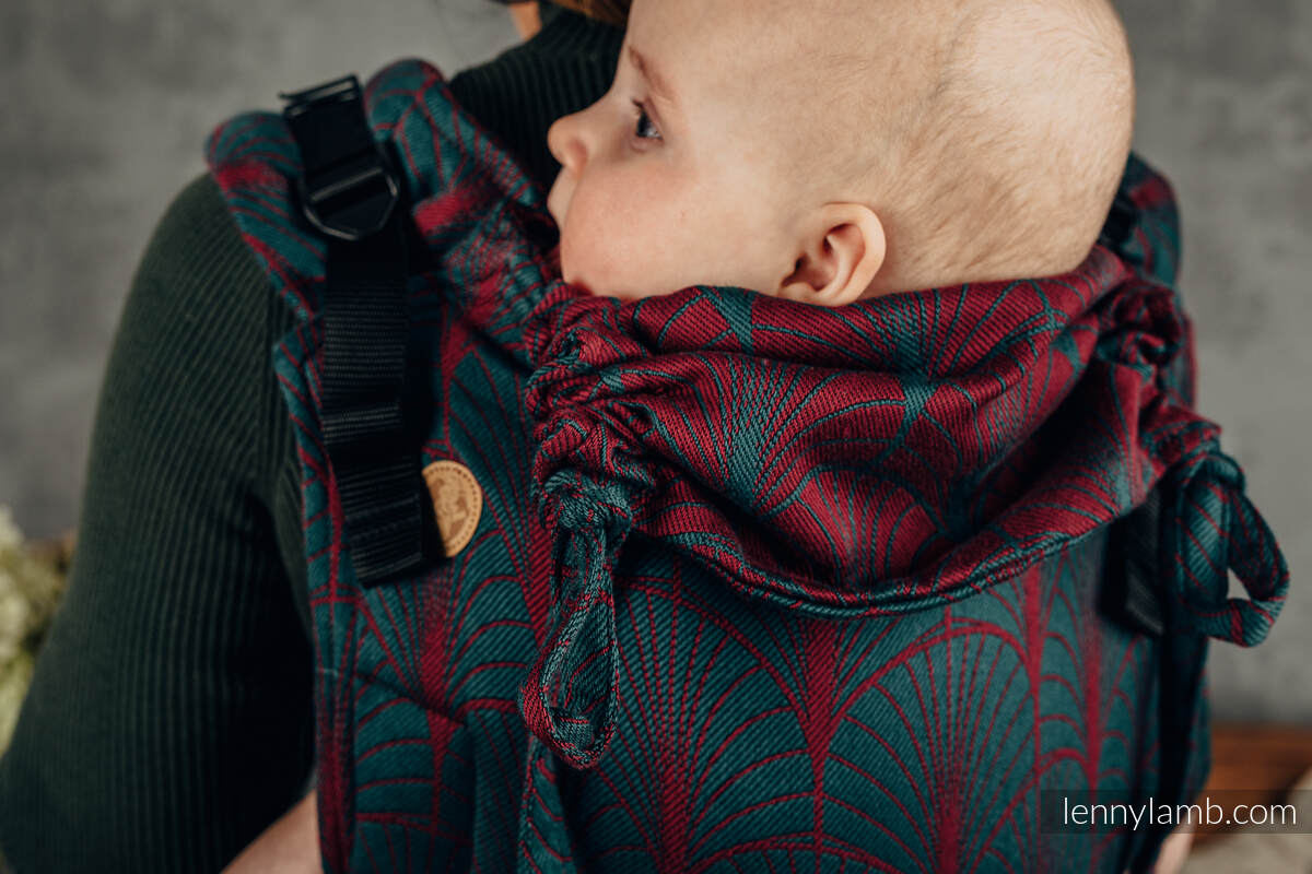 Lenny Lamb Onbuhimo Standard - Deco - Maroon Moss