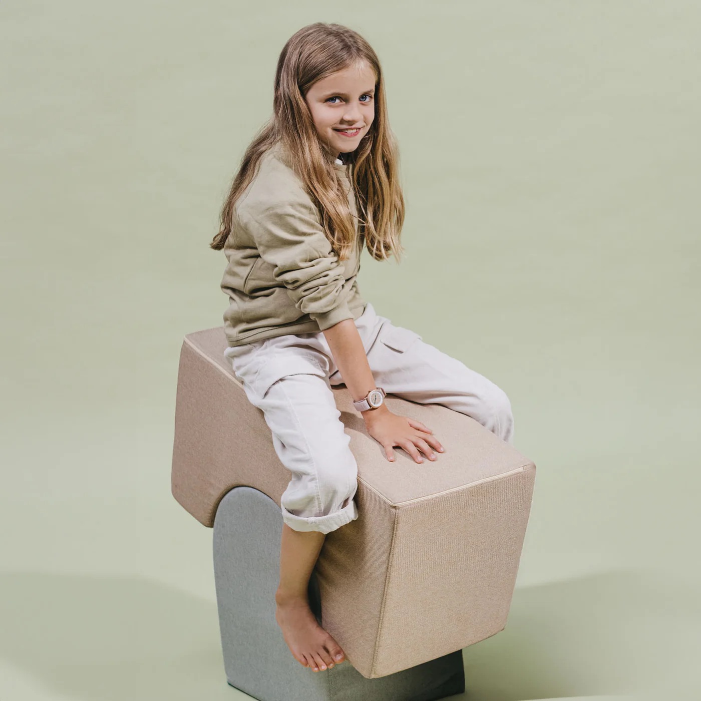 KWIO Tikk Armbanduhr für Kinder Powder Rose