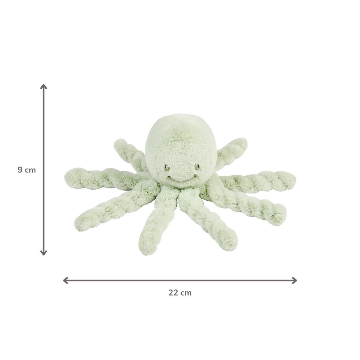 Nattou Kuscheltier Oktopus Kupfergrün