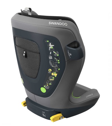 SWANDOO Charlie i-Size Sesam Grey SWANDOO Charlie i-Size Sesam Grey