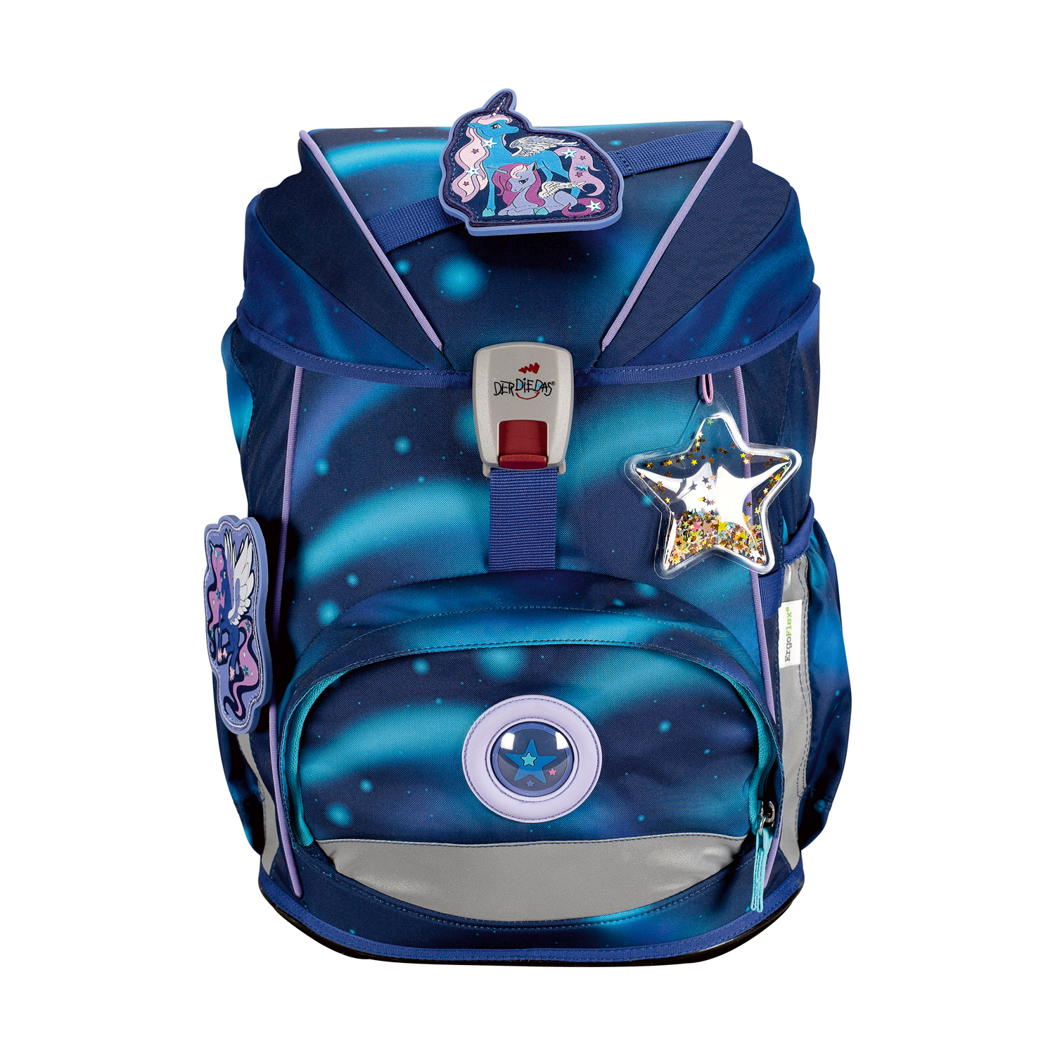 Der Die Das Schulranzen-Set Ergoflex 2025 5 tlg. Luna