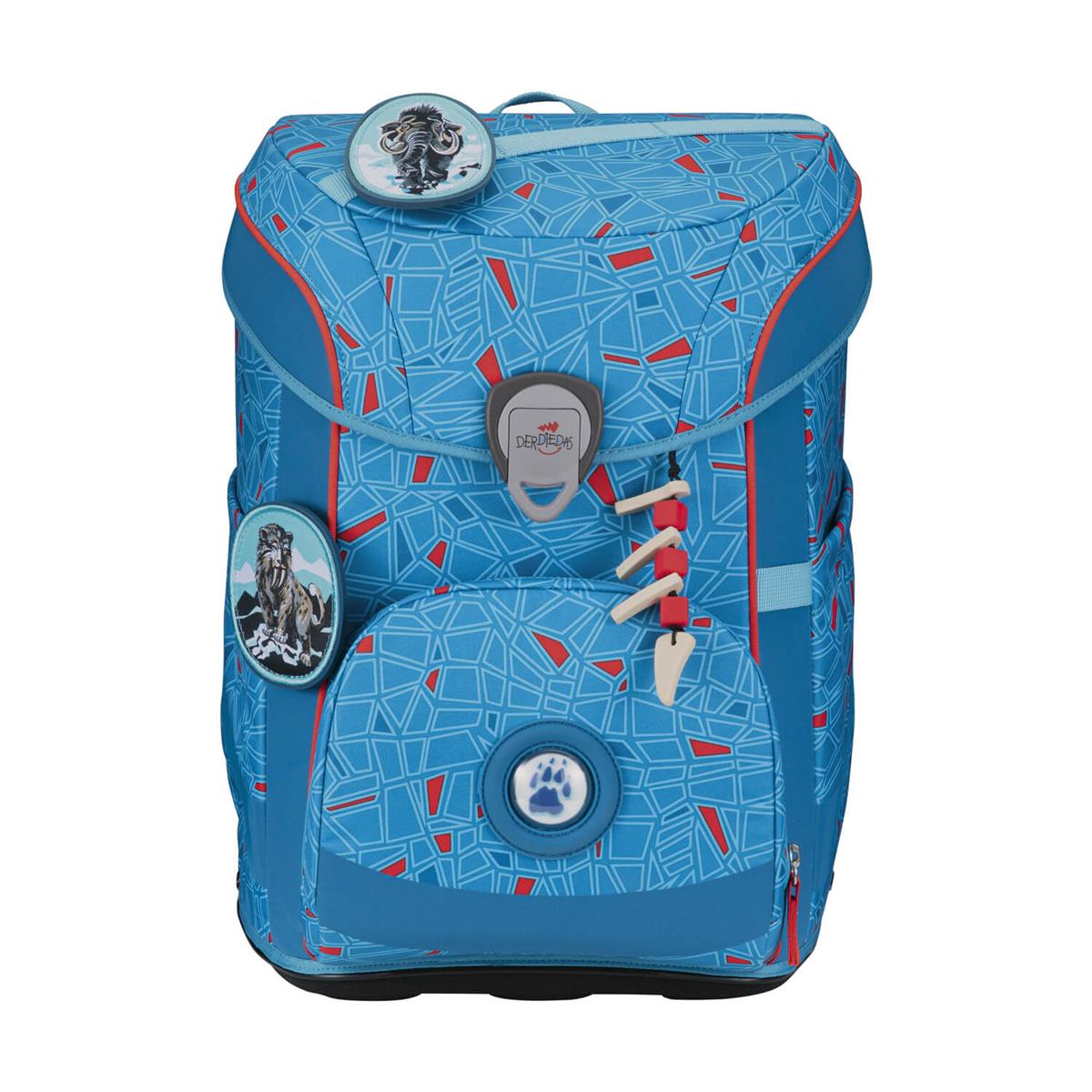 Der Die Das Schulranzen-Set Ergoflex Easy 2026 tlg. Superflash Blue Ice