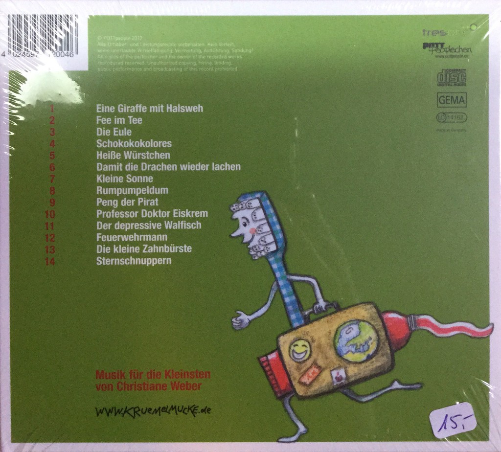 Musik CD Mai Cocopelli Kindermusik Einmal Weltraum und zurück Musik CD Mai Cocopelli Kindermusik Einmal Weltraum und zurück