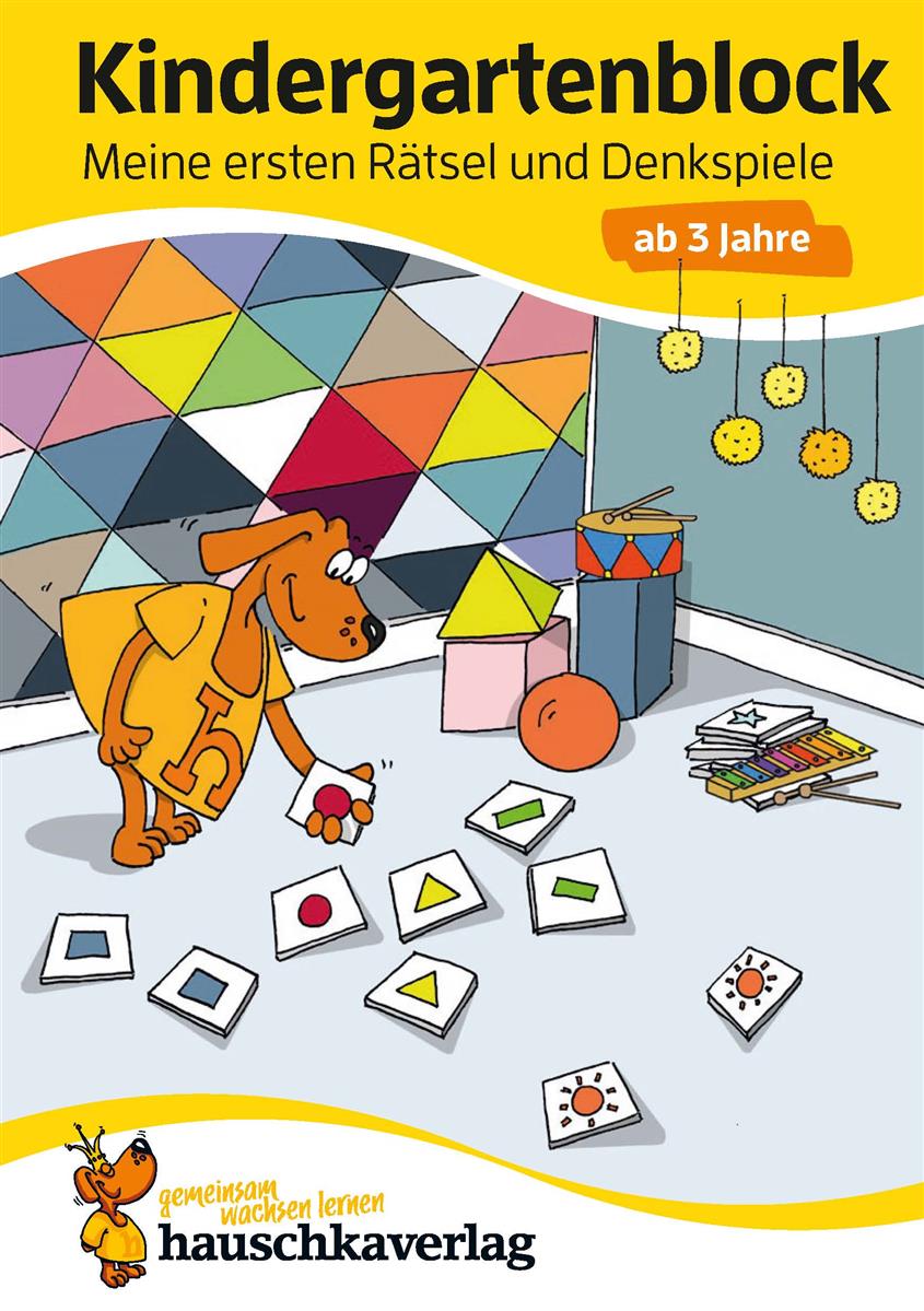 Hauschkaverlag Kindergartenblockab 3 Jahre Meine ersten Rätsel und Denkspiele