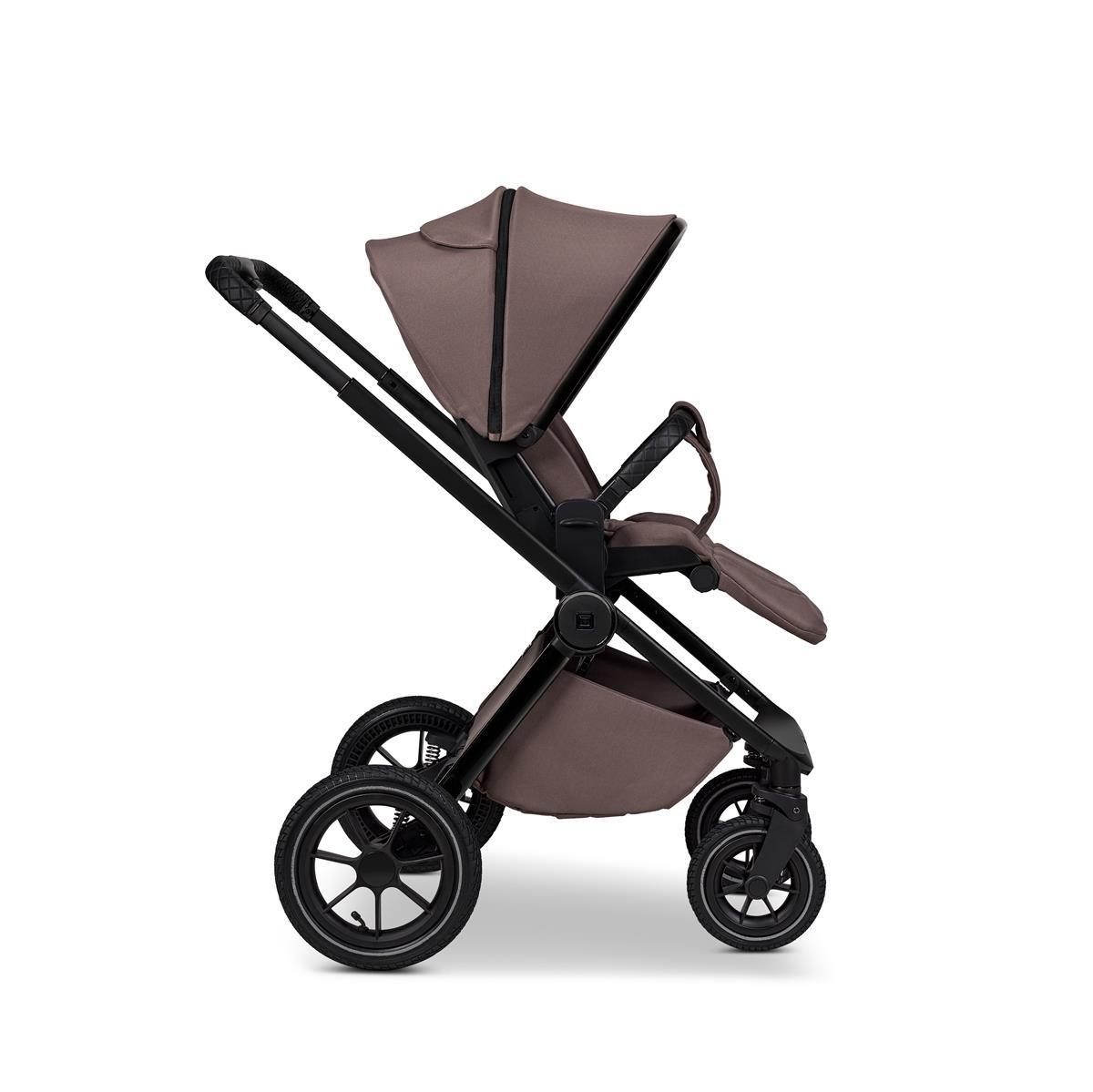 Moon GIO+ Kinderwagen-Set tonka / chrome Moon PIÙ Kinderwagen SET tonka / matt