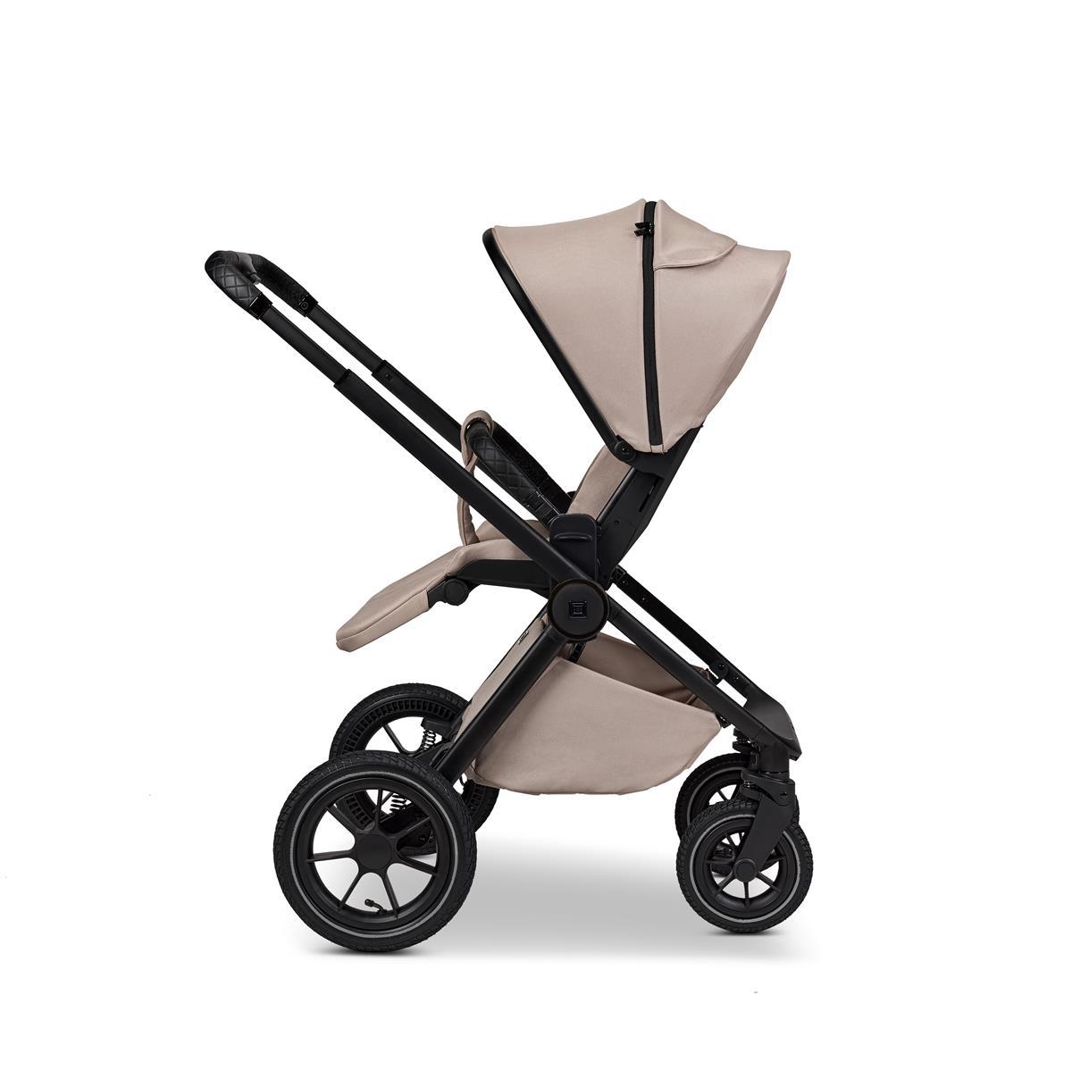 Moon GIO+ Kinderwagen-Set sand / matt Moon PIÙ Kinderwagen SET sand / chrome