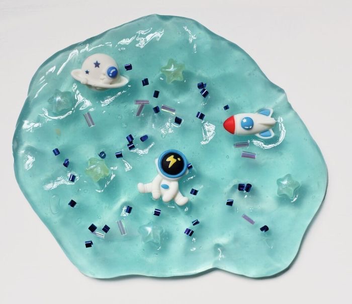 Moses Glibber-Knete - Mit Konfetti und Deko blau