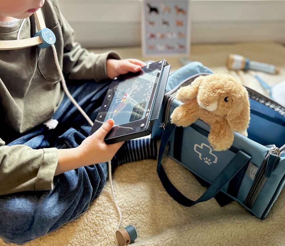 small foot Tierarzt-Tasche mit Hase braun