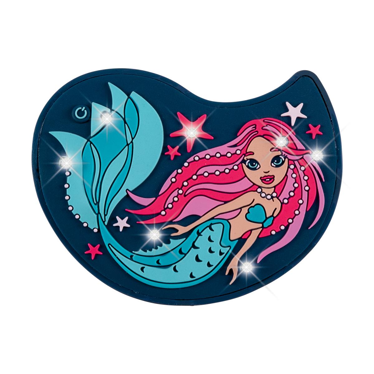 Der Die Das Wechselbuttons für Schulranzen LED Mermaid