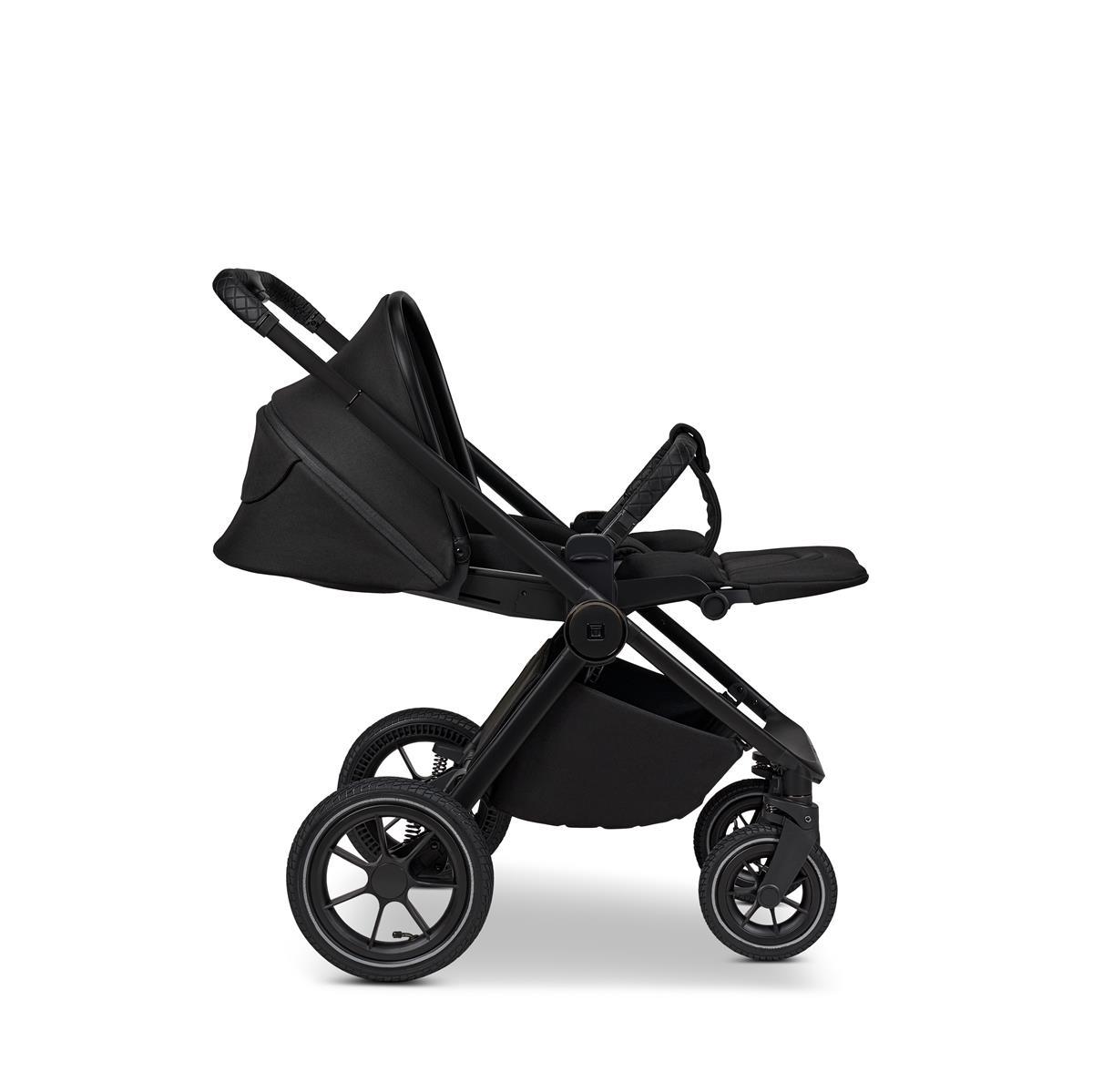 Moon GIO+ Kinderwagen-Set onyx / matt Moon PIÙ Kinderwagen SET onyx / chrome
