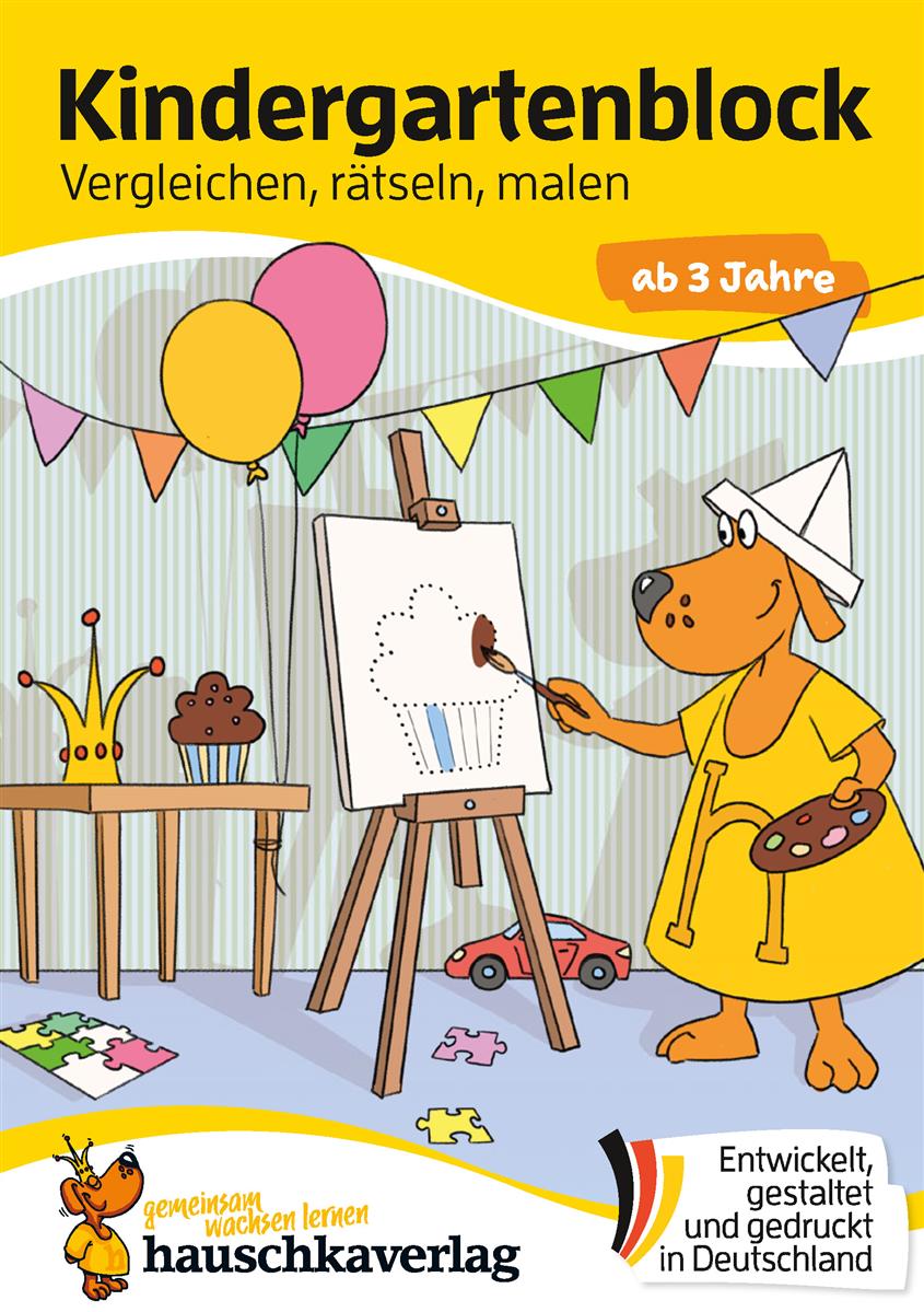 Hauschkaverlag Kindergartenblockab 3 Jahre Vergleichen, rätseln und malen Hauschkaverlag Kindergartenblockab 3 Jahre Vergleichen, rätseln und malen
