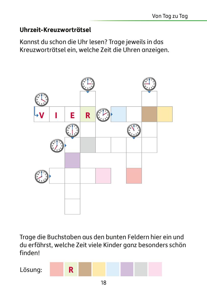 Hauschkaverlag Mein Rätselblock Sachkundeunterricht Klasse 1