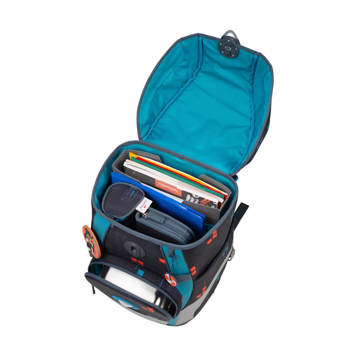 Der Die Das Schulranzen-Set Ergoflex Tiny 5 tlg. Ninja Fighter