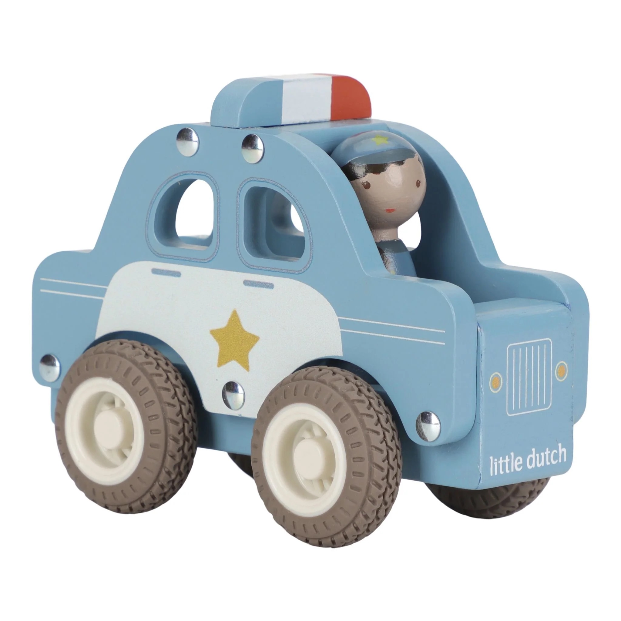 Little Dutch Holzspielzeug Polizeiauto Little Dutch Holzspielzeug Polizeiauto