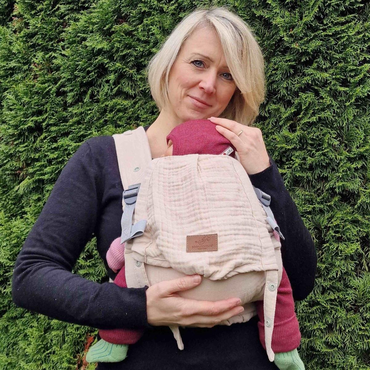 Schmusewolke Aurora Halfbuckle (50 - 86 cm / 12 Kilo) Sand