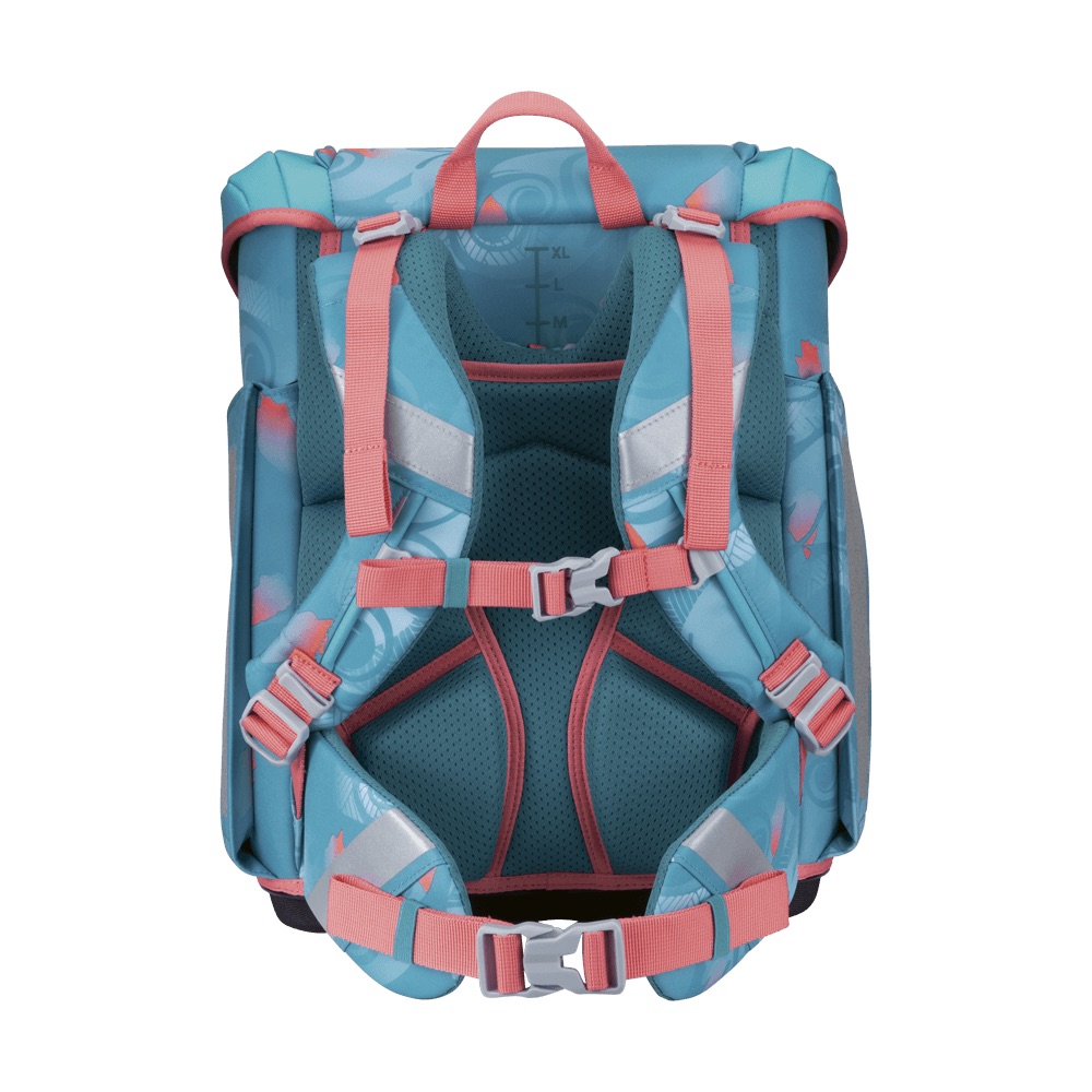 Scout Micro Schulranzen-Set 4-tlg. Safety Light Aloha