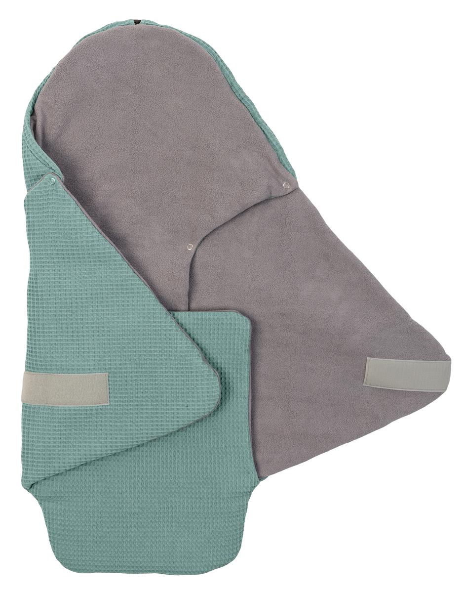 Ullenboom Einschlagdecke Ganzjährig Waffelpiqué/Salbeigrün