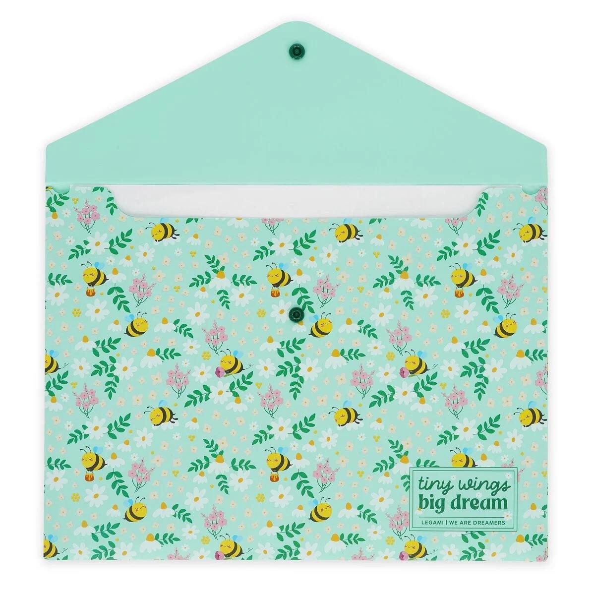 PFB0002_2.jpg Legami Dokumentenmappe - Fold & Order Bee Garden