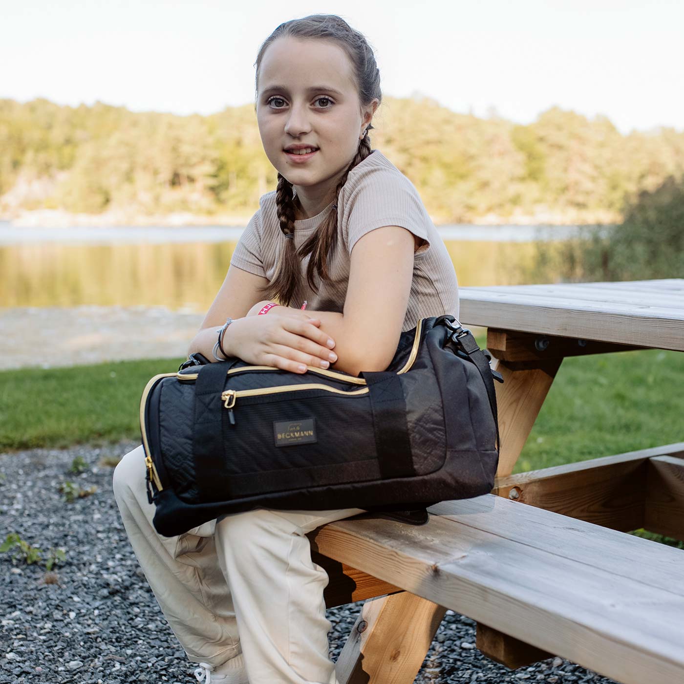 Beckmann Sporttasche Duffelbag Sport Black/Gold