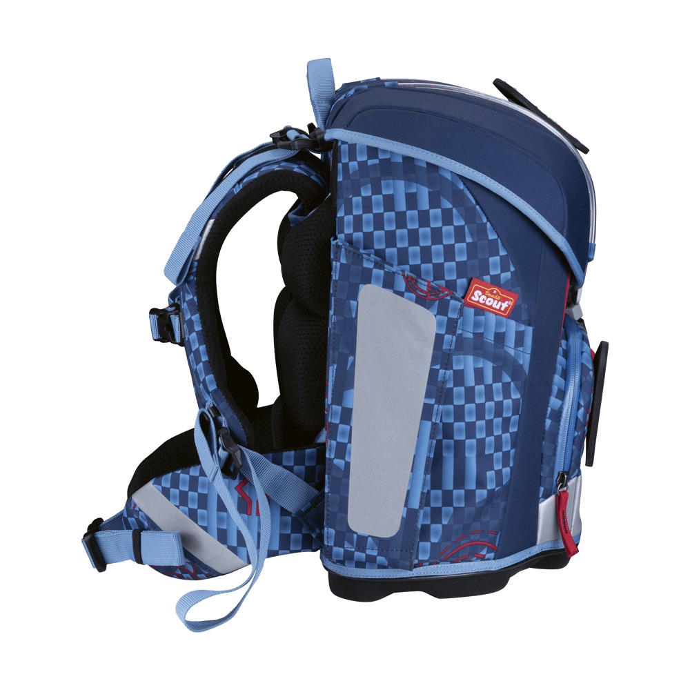 Scout Micro Schulranzen-Set 4-tlg. Safety Light Space Explorer 