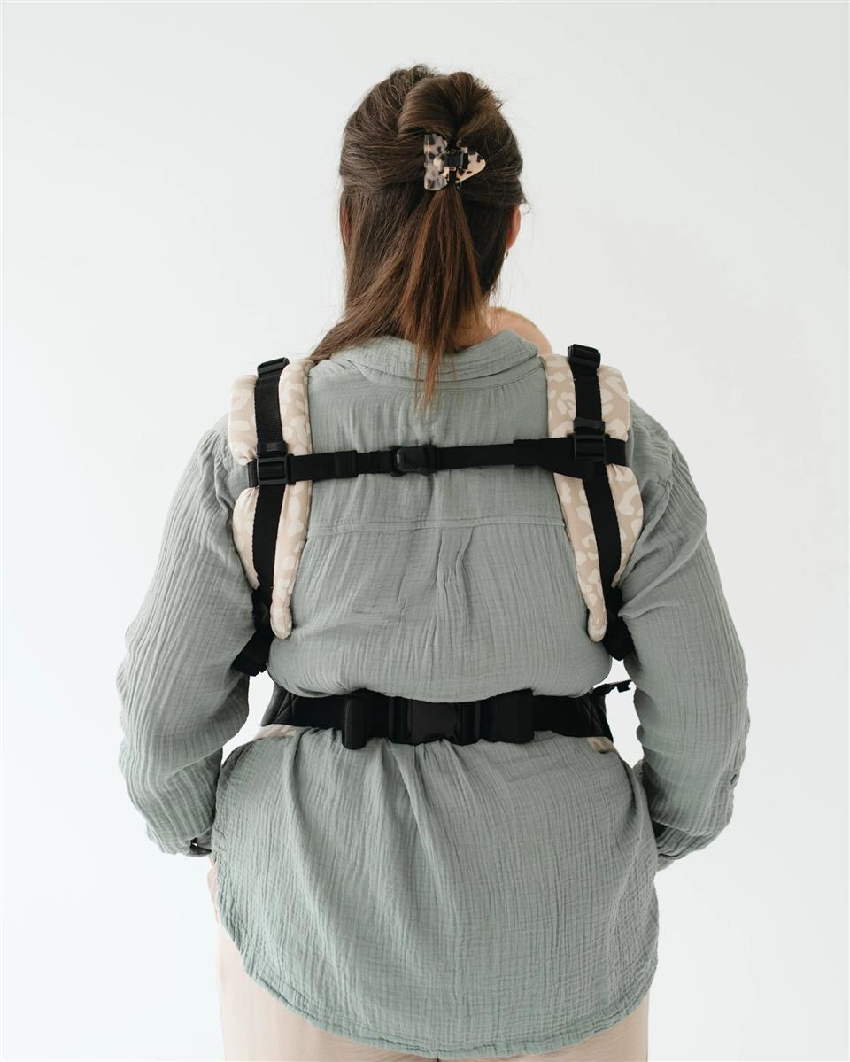 Qookie Ultimo Tragehilfe Toddlersize (Ca. 74 - 122 cm) Leo Beige