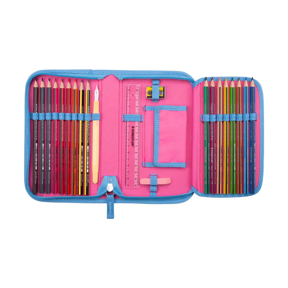 Der Die Das Schulranzen-Set Ergoflex Easy 2025 tlg. Happy Pixel