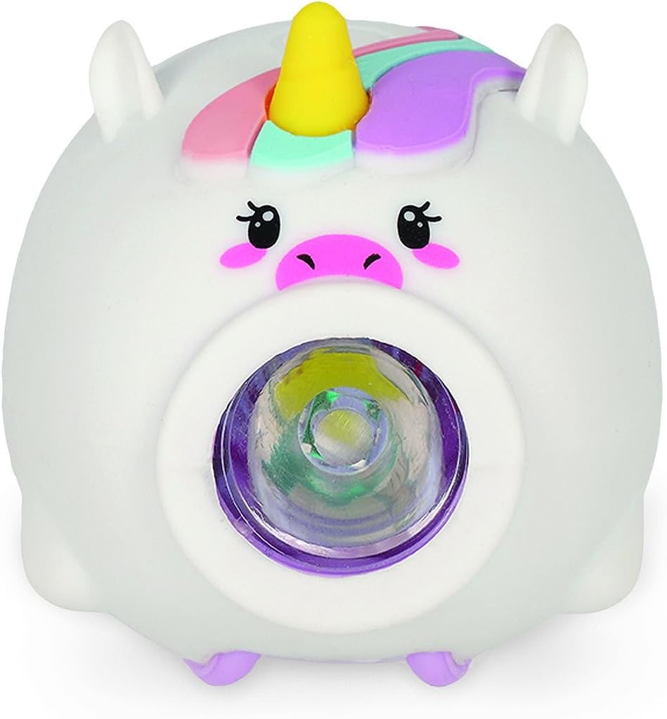 Legami Wiederaufladbare Frontleuchte mit 3 Lichtmodi und 5 Klingeltönen Einhorn