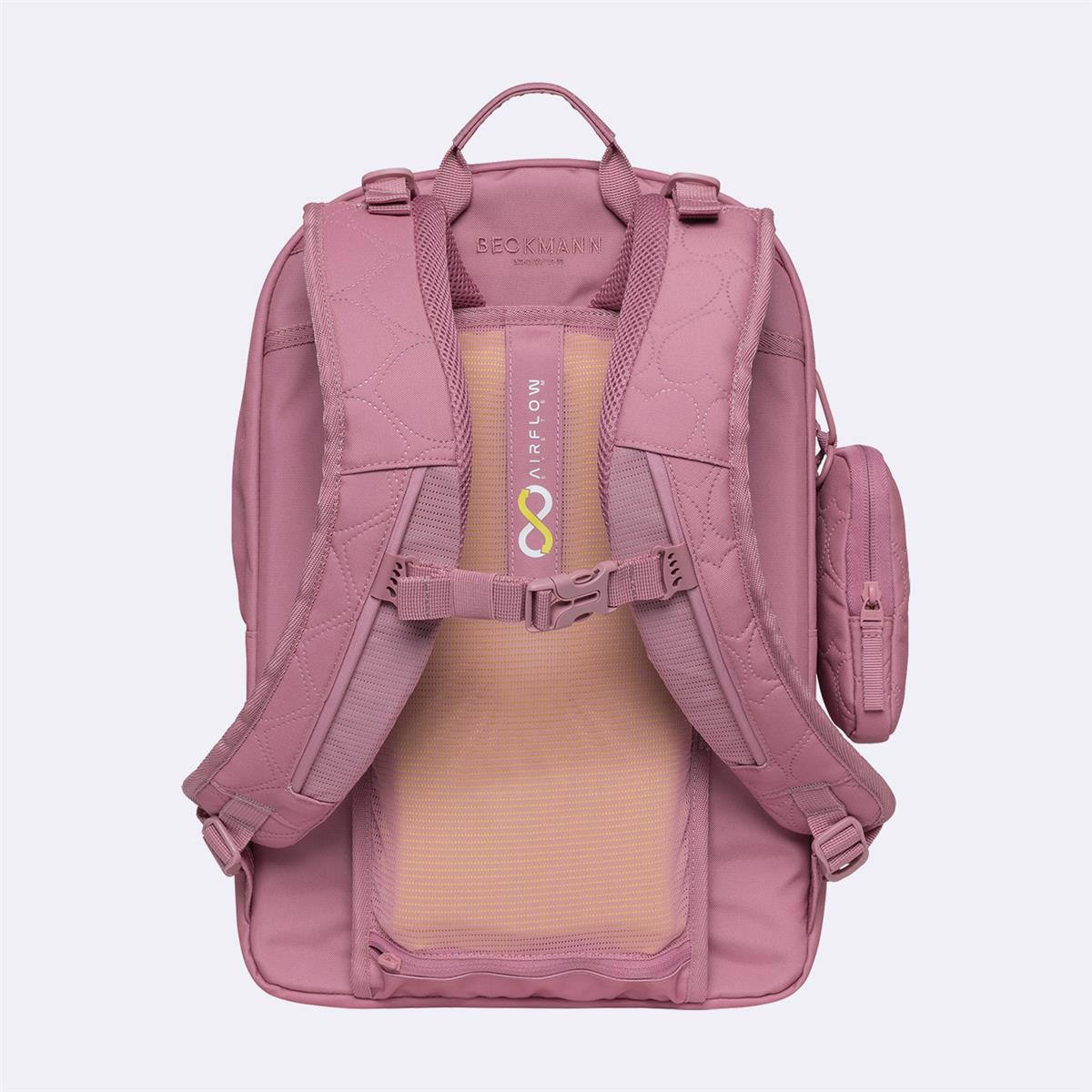 Beckmann Sport Air Schulrucksack Padded Heart Rose