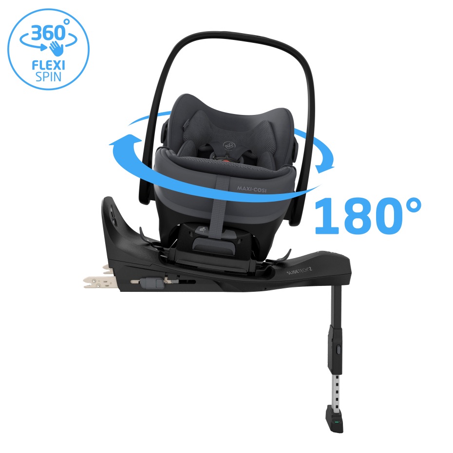 Maxi-Cosi Pebble 360 Slide Pro 2.0 (40 – 87 cm/ 0 – 13 kg) Moon Graphite