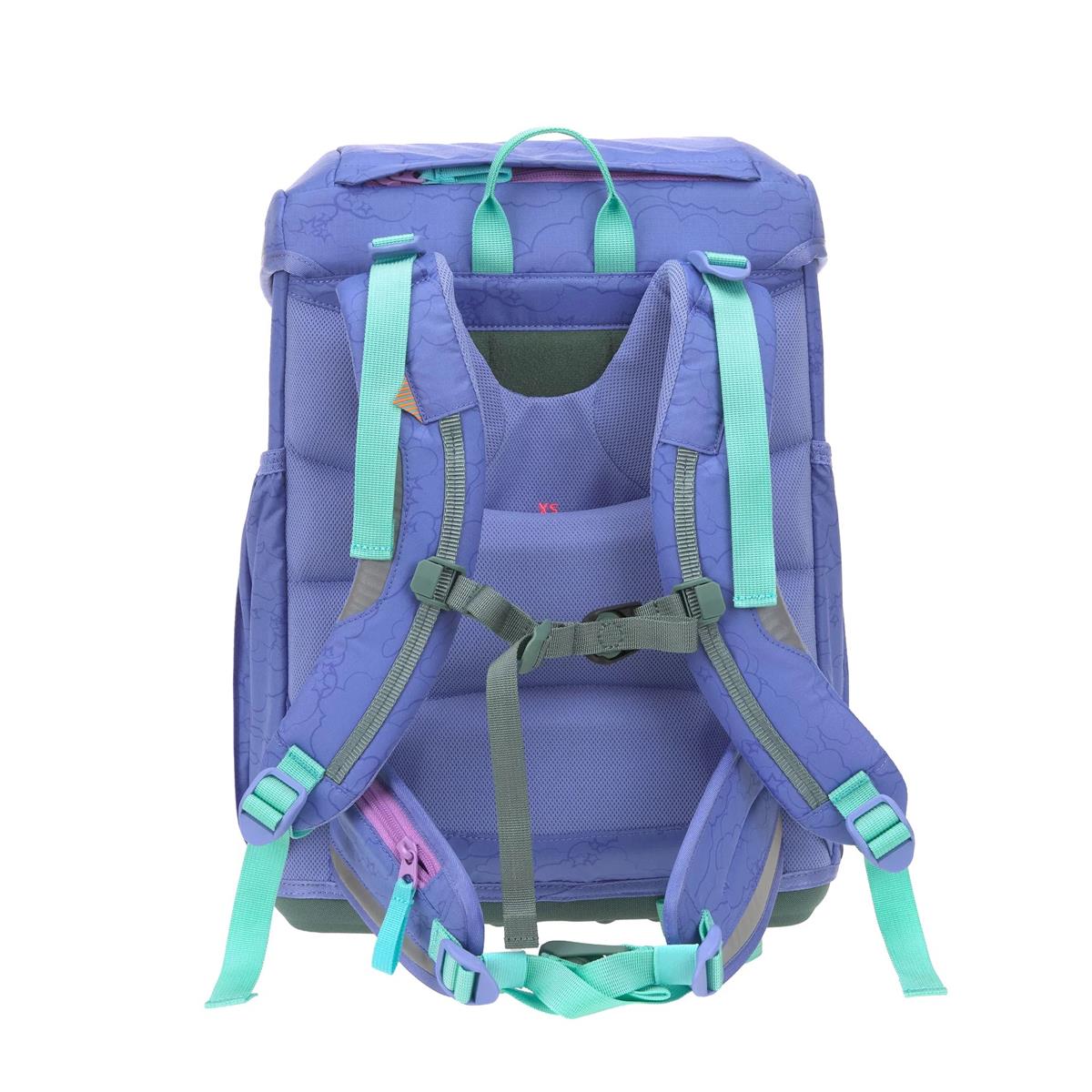 Lässig Schulranzen-Set Unique Light 2026 Wolken Lila