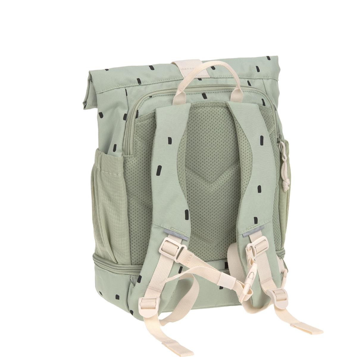 1203037581_4.jpg Lässig Kindergartenrucksack Rolltop Happy Prints, Oliv