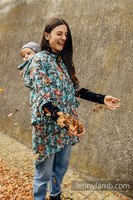 LennyLamb Asymmetrischer Tragepullover Gr. S Tropical Garden LennyLamb Asymmetrischer Tragepullover Gr. S Tropical Garden