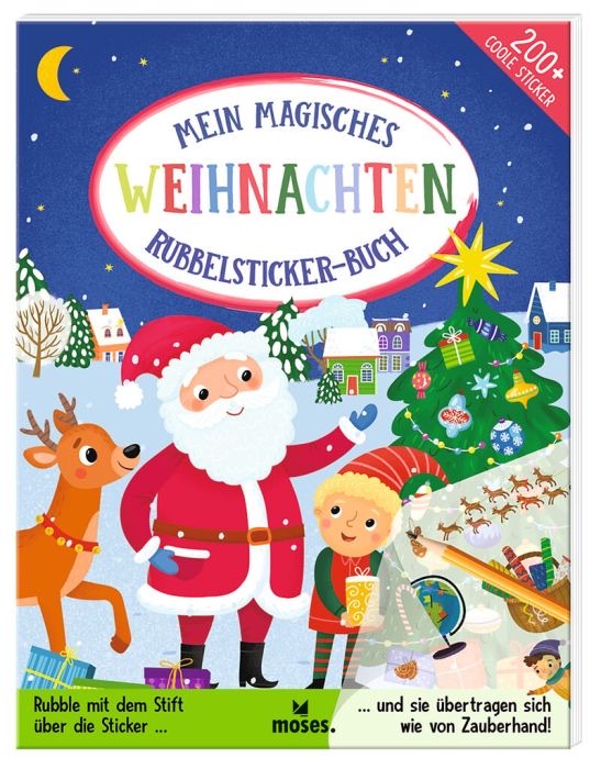 moses Mein magisches Rubbelsticker-Buch Weihnachten
