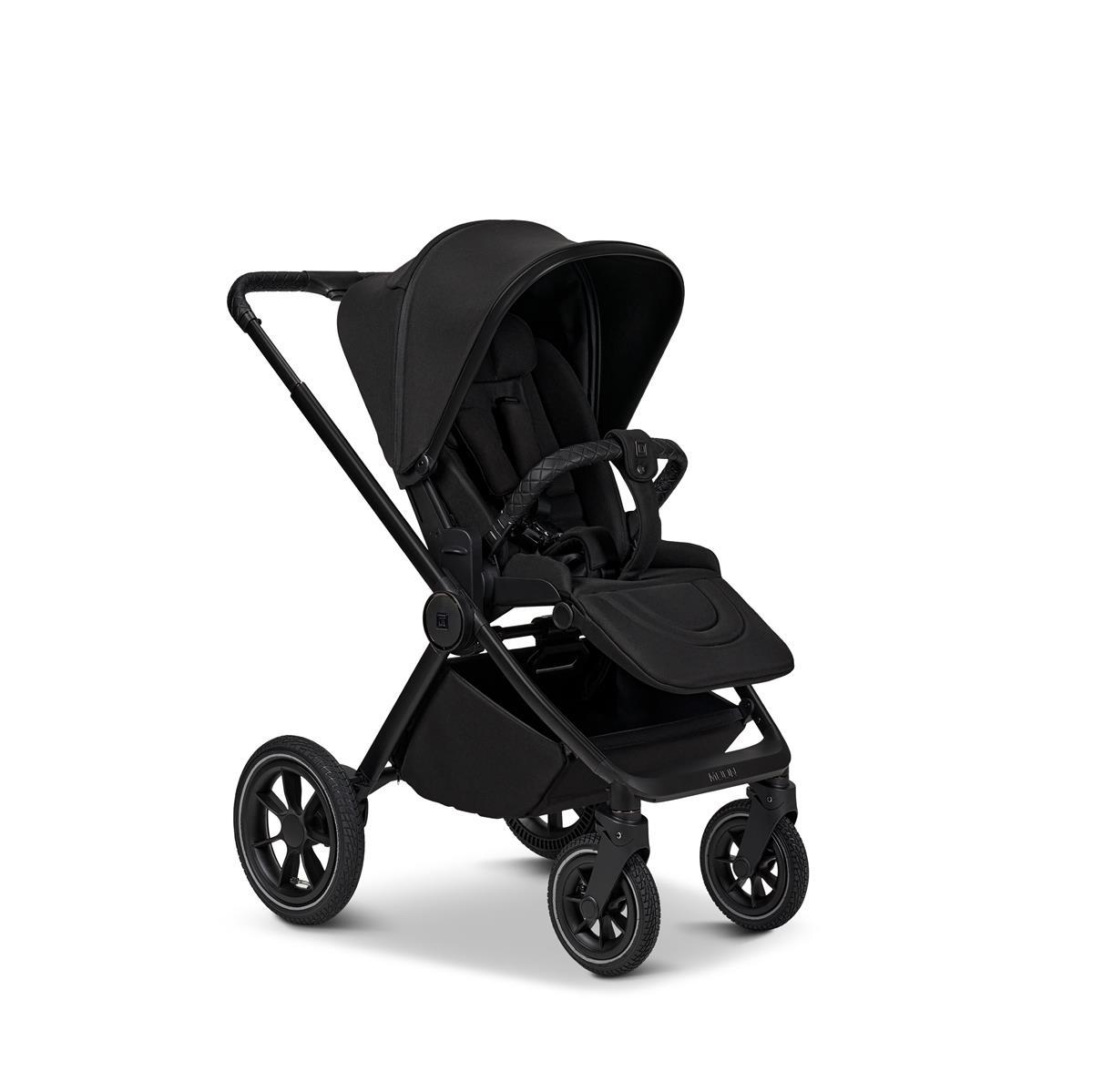 Moon GIO+ Kinderwagen-Set onyx / matt Moon PIÙ Kinderwagen SET onyx / chrome
