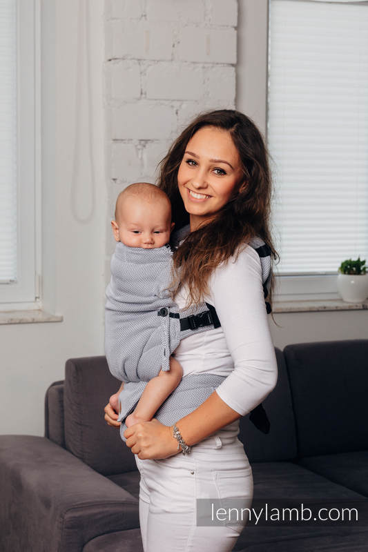 LennyUpGrade Tragehilfe Little Herringbone Grau