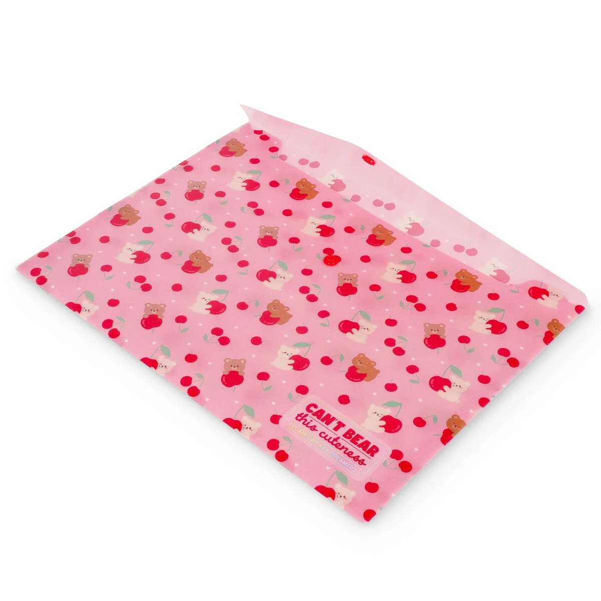 Legami Dokumentenmappe - Fold & Order Teddy Bear Cherry Pink