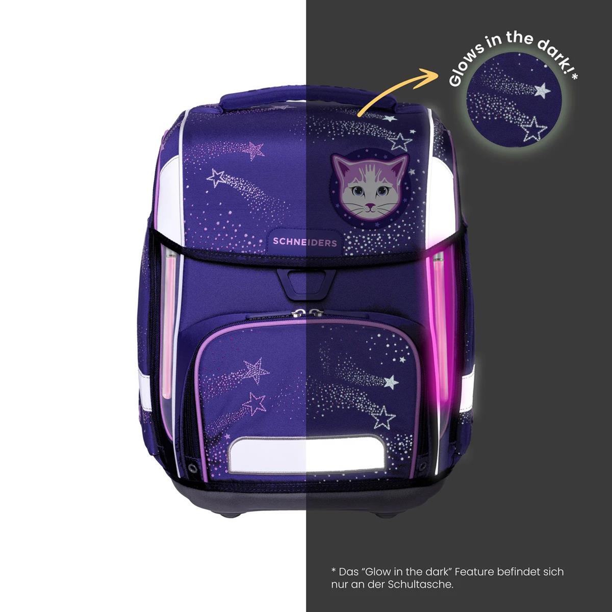 Schneiders Ergolite Schulranzen-Set 9-tlg. Flashlight