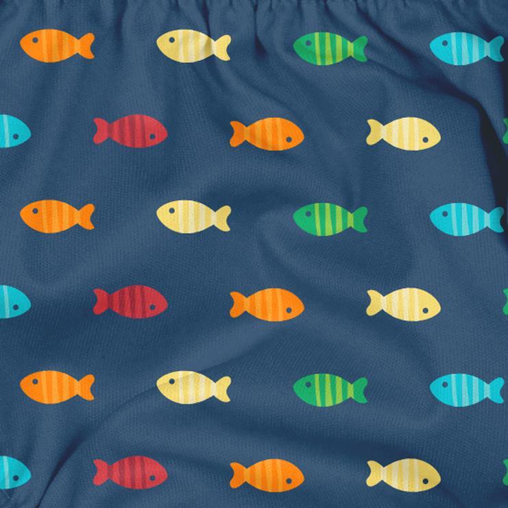green sprouts Sonnenhut 2-4 Jahre UV50+ Navy Fish Geo green sprouts Sonnenhut 2-4 Jahre UV50+ Navy Fish Geo