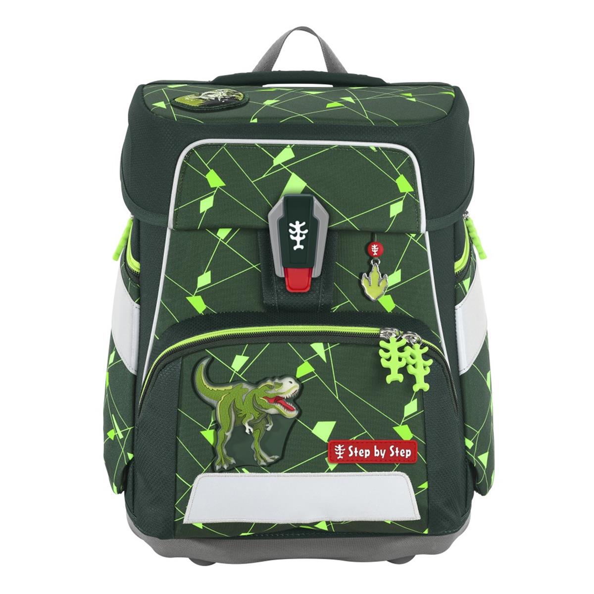 Step by Step Space Schulranzen-Set 5-tlg. Shine Dino Night Tyro