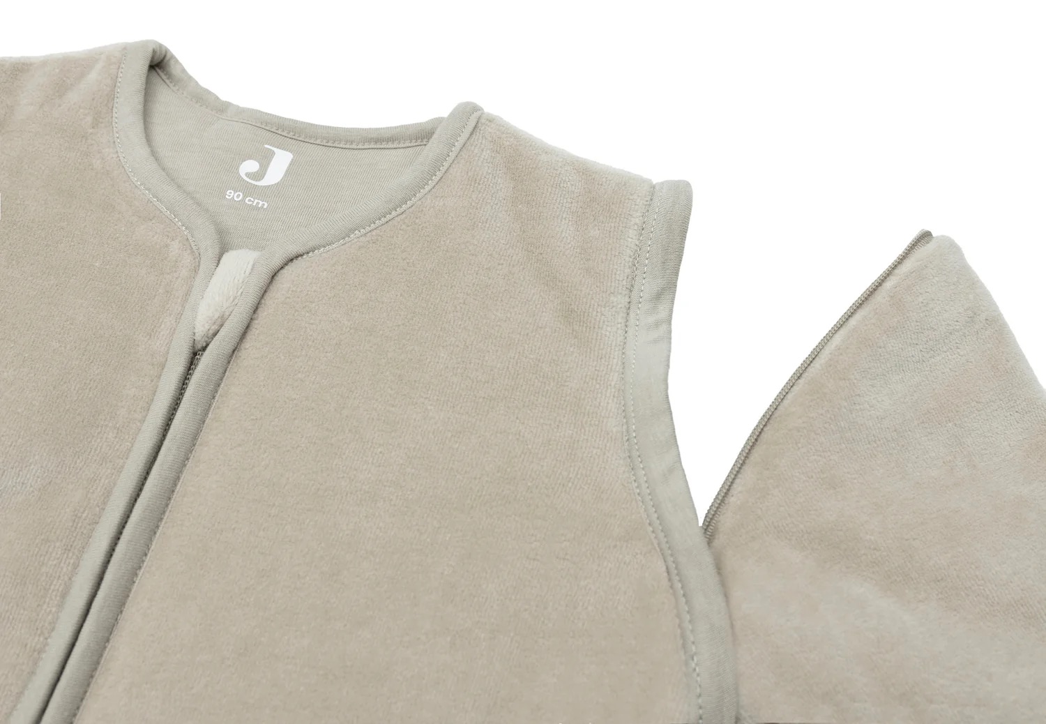 Jollein Schlafsack mit abnehmbaren Ärmeln 90cm Velvet Olive Green Jollein Baby Schlafsack mit abnehmbaren Ärmeln - Velvet 70cm Olive Green